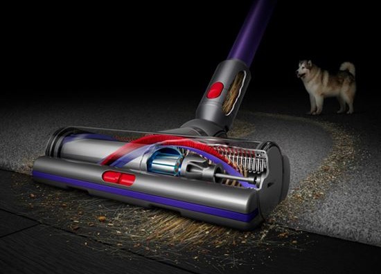 Hubica Digital Motorbar™ s lamelami proti namotaniu vlasov